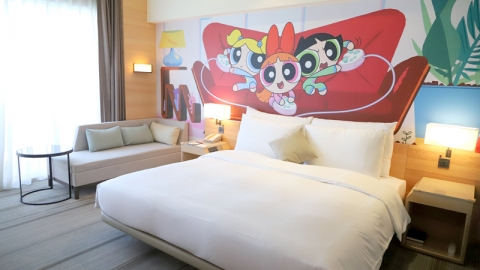 台南和逸飯店 與卡通同眠