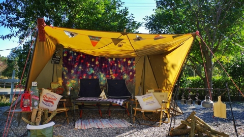 台灣人氣露營風 Cafe Friend In Café帳篷內歎咖啡