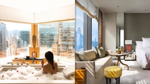 9大浪漫情侶Staycation酒店推介 豪華大理石浴缸+露天按摩浴池+日本英倫風