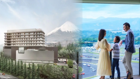 日本靜岡新酒店10月開幕 全部房間特設露台 一次過睇曬賽車+富士山
