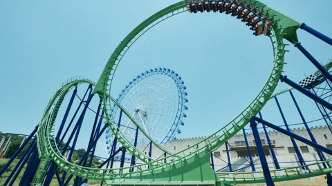 全日最大垂直環形過山車登場 離心力超強！360度環迴高速俯衝