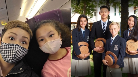 羅敏莊舖路送9歲囡泰國留學 入讀國際名牌學府！望女兒學會獨立