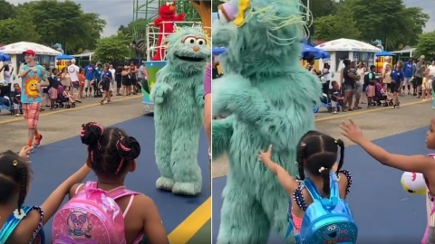 美國芝麻街主題樂園擬歧視黑人女孩 卡通人物巡遊無視兩囡！ 家人要求賠天價