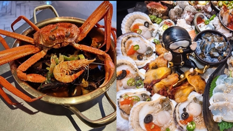 首爾市內巨型海鮮鍋/刺身拼盤 海鮮每日新鮮運到 不隔夜即撈即煮