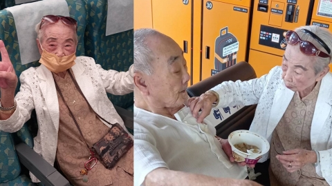 97歲母為見80歲失智症兒一面 踏上尋子旅途一見面即喜極而泣